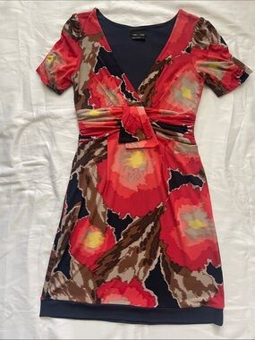 Max and Cleo abstract floral dress